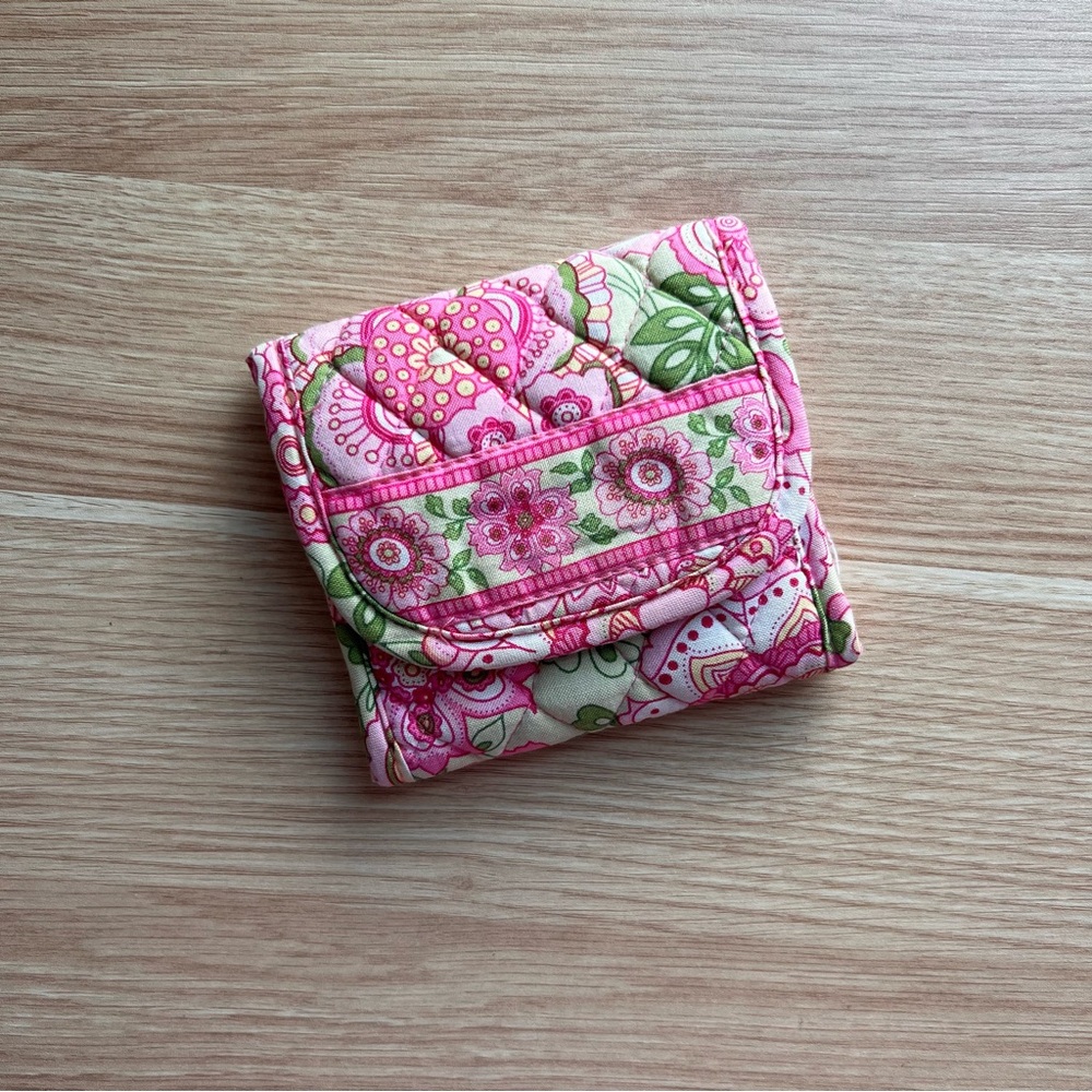 Vera Bradley Tri Fold Wallet Petal Pink